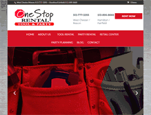 Tablet Screenshot of onestoprent.com